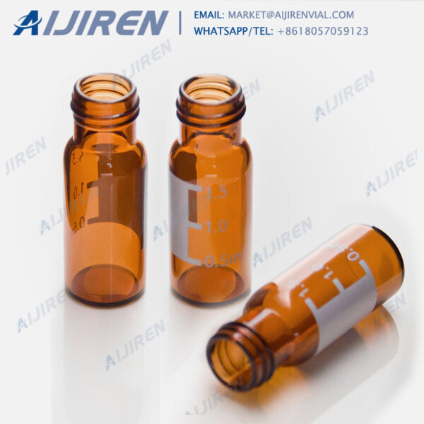 flat base micro insert 9mm HPLC Vials